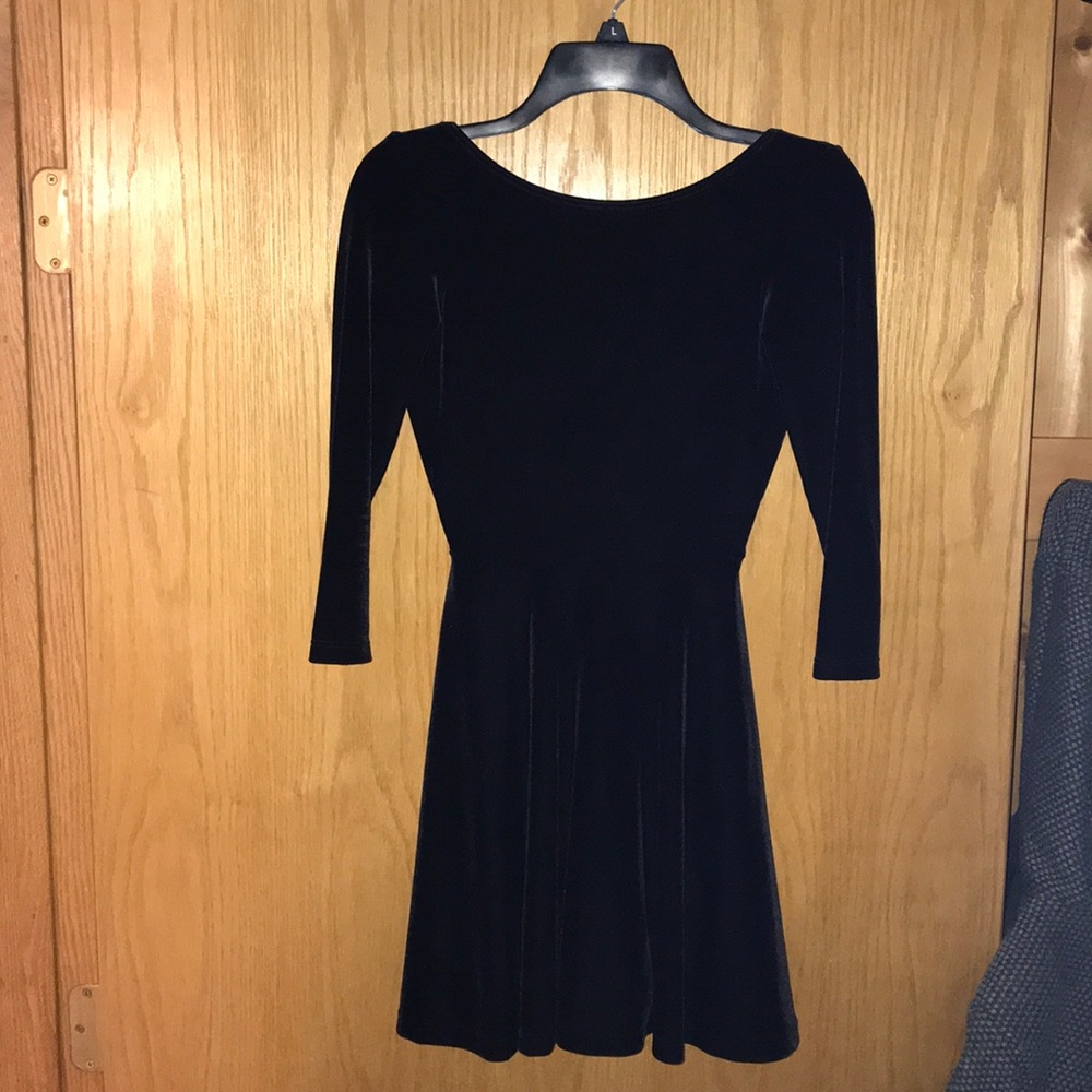 Black velvet American Apparel Skirt